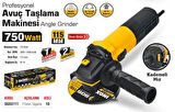 SGS5111 - Devir Ayarlı 115mm Profesyonel Avuç Taşlama Makinesi 750 Watt
