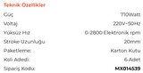 Max Extra Mx4539 - Tilki Kuyruğu Testere Makinesi 710 Watt