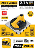 SGS5421 - 200 KG Akülü Vakumlu Seramik Ahşap Cam Taşıma Vantuzu 3.7 Volt 2.4 Amper