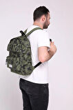 İCONE BAG Icone Kamuflaj Baskılı Dört Cepli Sırt Çantası
