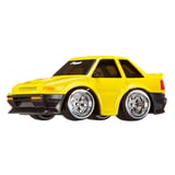 JDM Seri 2 1985 Model Araç AE86 - Sarı Coupe Araba