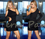  B100756 Özel Kesim Mini Elbise