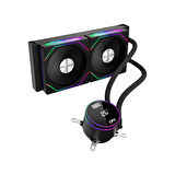Dragos FrostBite 240 Intel-AMD 240MM Isı Göstergeli ARGB Siyah Sıvı Soğutucu