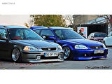 HONDA İES CİVİC 1996-1998  MODEL UYUMLU MAKYAJSIZ  KASA TYPER ÖN EK