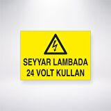Seyyar Lambada 24 Volt Kullan