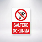 Şaltere Dokunma Sticker 20X28 Cm
