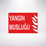 Yangın Musluğu Sticker 20X28 Cm
