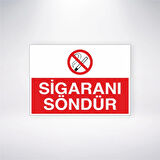 Sigranı Söndür Sticker 20X28 Cm