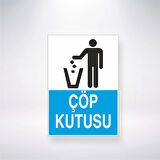 Çöp Kutusu Sticker 20X28 Cm