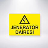 Jeneratör Dairesi Sticker 20X28 Cm