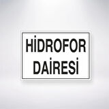 Hidrofor Dairesi Sticker 20X28 Cm