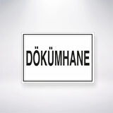 Dökümhane Sticker 20X28 Cm