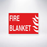 Fire Blanket Sticker 20X28 Cm