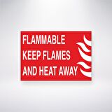 Flammable Keep Flames And Heat Away 