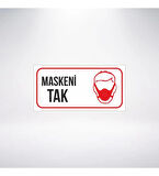 Maskeni Tak 20x10 Sticker 20X28 Cm
