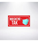 Maskeni Tak 20x10 Sticker 20X28 Cm