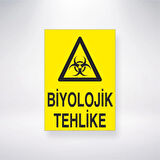 Biyolojik Tehlike Sticker 20X28 Cm