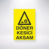 Döner Kesici Aksam Sticker 20X28 Cm