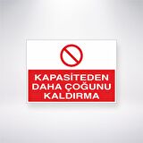 Kapasiteden Daha Çoğunu Kaldırma 21x35 Arkası Yapışkanlı Levha