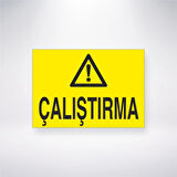 Çalıştırma Sticker 20X28 Cm