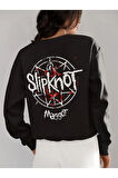Slipknot Maggot Baskılı Unisex Oversize Müzik Grubu Sweatshirt