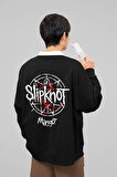 Slipknot Maggot Baskılı Unisex Oversize Müzik Grubu Sweatshirt