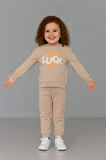 Luck Kalpli %100 Pamuk Çocuk Eşofman Takımı