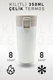 350 Ml Kilitli Çelik Termos