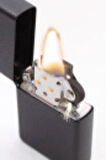 3 Adet Zippo Model Mat Siyah Çakmak