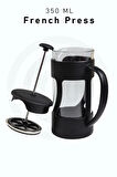 Siyah French Press 350ml