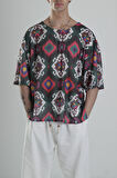 Etnik Desenli T-Shirt