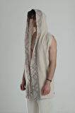 Bohem Keten Desenli Kimono