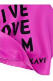 Love Live Swim Baskılı Silikon Bone (PEMBE)
