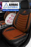 Fiat LİNEA 2010 2013 MODEL UYUMLU KETEN OTO KOLTUK KILIFI TABA