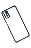 Newface Samsung Galaxy M51 Kılıf Miami Şeffaf Silikon - Lacivert