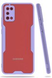 Newface Samsung Galaxy A02S Kılıf Platin Silikon - Lila
