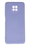 Newface Xiaomi Redmi Note 9 5G Kılıf Nano içi Kadife Silikon - Lila