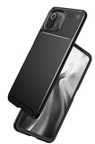 Newface Xiaomi Mİ 11 Lite Kılıf Auto Focus Karbon Kapak - Siyah