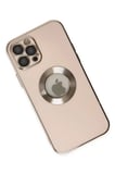 Newface Apple iPhone 12 Pro Kılıf Store Silikon - Pembe