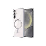 Newface Samsung Galaxy S23 Plus Kılıf Kross Magneticsafe Kapak - Gümüş