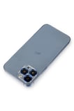 Newface Apple iPhone 12 Pro Metal Kamera Lens Koruma Cam - Mavi