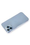 Newface Apple iPhone 12 Pro Max Shine Kamera Lens Koruma Cam - Mavi