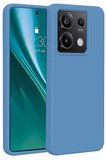 Newface Xiaomi Redmi Note 13 4G Kılıf First Silikon - Mavi