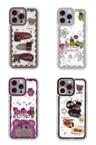 Newface Apple iPhone 14 Pro Max Kılıf Sweet Desenli Silikon Kapak - Açık Mavi