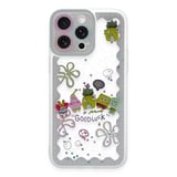 Newface Apple iPhone 14 Pro Max Kılıf Sweet Desenli Silikon Kapak - Açık Mavi