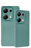 Newface Xiaomi Redmi Note 13 Pro 4G Kılıf Auto Focus Karbon Kapak - Koyu Yeşil