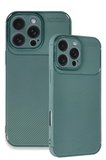 Newface Apple iPhone 16 Pro Max Kılıf Auto Focus Karbon Kapak - Koyu Yeşil