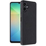 Newface Samsung Galaxy A06 Kılıf Aras Deri Kapak - Siyah