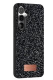 Onegif Samsung Galaxy S24 FE Bright Simli Kapak - Siyah