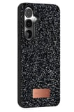 Onegif Samsung Galaxy S25 Bright Simli Kapak - Siyah